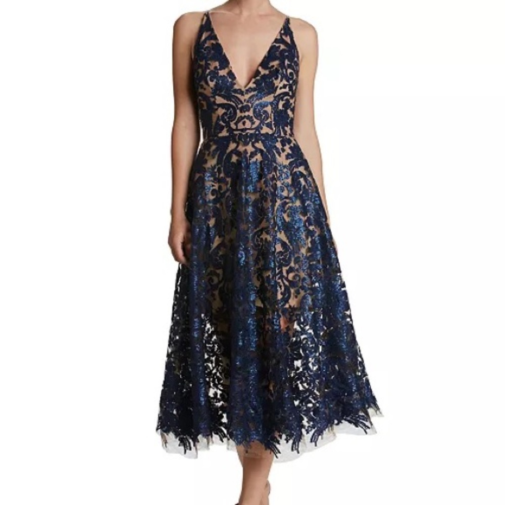Blair Embellished Fit & Flare Dress